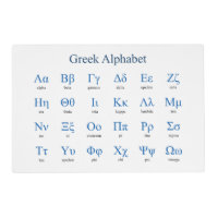 Greek Alphabet