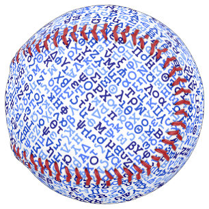 Greek alphabet softball