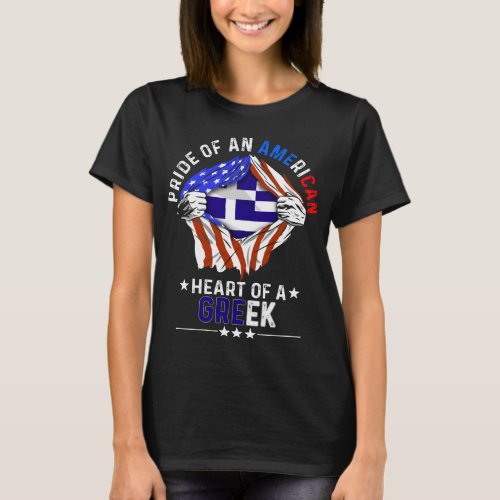 Greek American Foreign Country Greece Flag T_Shirt