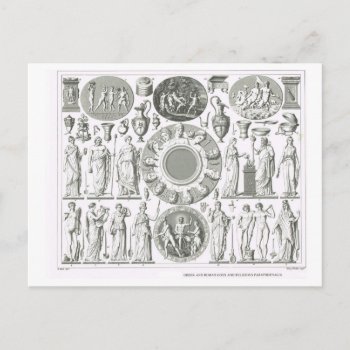 Greek And Roman Gods Postcard by windsorprints at Zazzle