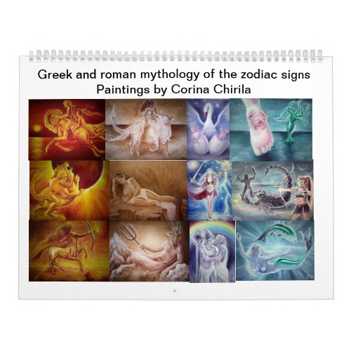 Greek and roman mythology zodiac calendar