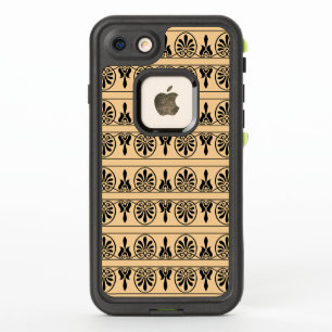 Greek Arabesque Mediterranean Pattern Brown