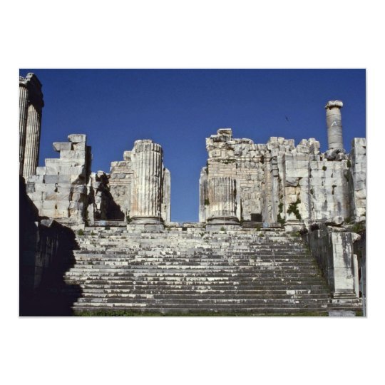 Greek Architecture Stairs Card