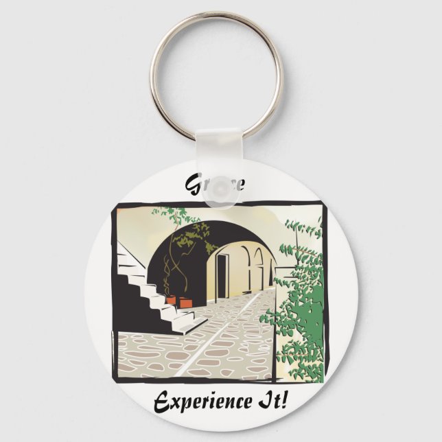 Greek Archway Keychain (Front)