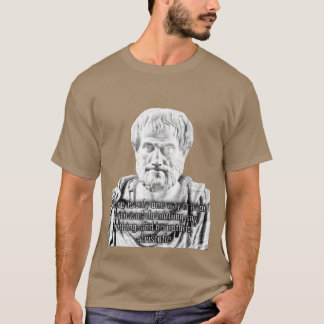 Greek Aristotles philosophic criticism quote vinta T-Shirt