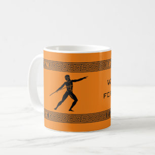 Greek Art - Will Kill for Coffee Coffee Mug
