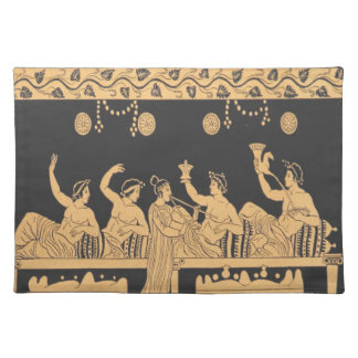 greek banquet cloth placemat