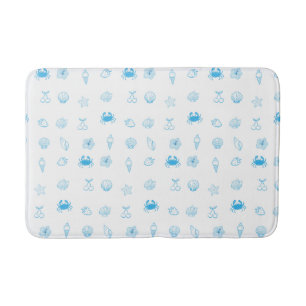 Greek Beach Minimalist Bath Mat