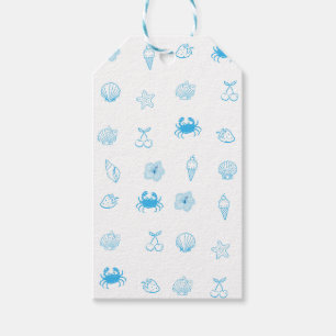 Greek Beach Minimalist Gift Tags