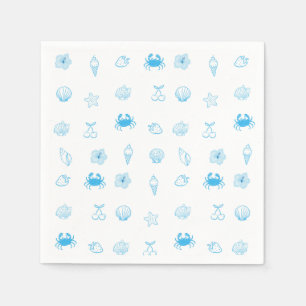 Greek Beach Minimalist Napkins