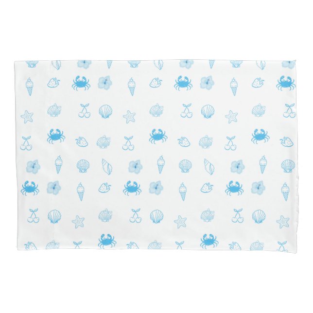 Greek Beach Minimalist Pillow Case (Front)