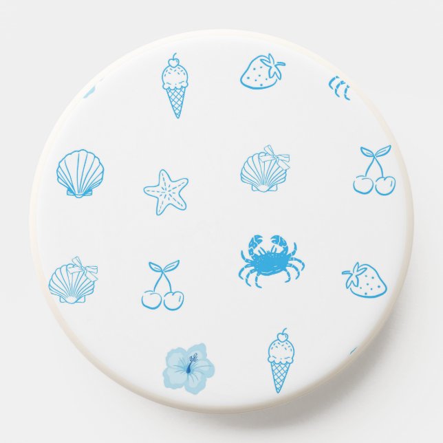 Greek Beach Minimalist PopSocket (Popsocket)