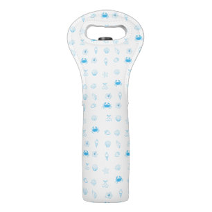 Greek Beach Minimalist Wine Bag