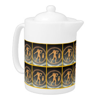 Greek bear teapot