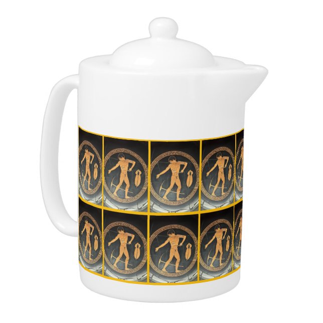 Greek bear teapot (Left)