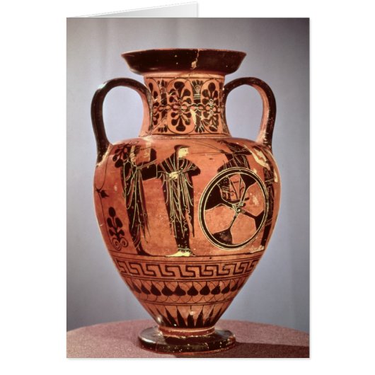Greek black-figure amphora cards (Front)