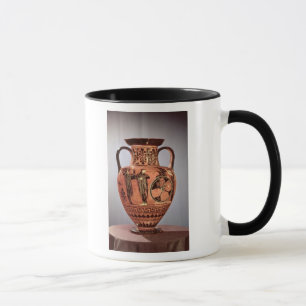 Greek black-figure amphora mug