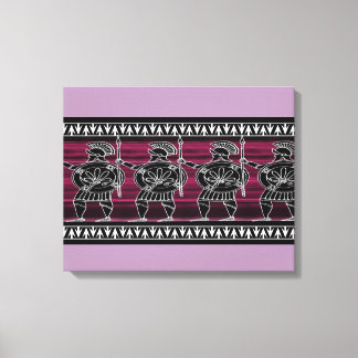 Greek Black Figure Guard Canvas Print