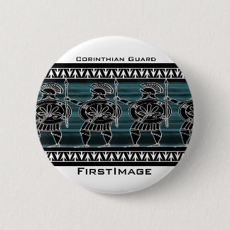 Greek Black Figure Guard Pinback Button