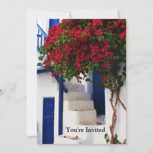 Greek Blue Door - Mykonos, Greece invite