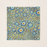 Greek Blue Glass Evil Eye Amulet Pattern Scarf<br><div class="desc">Greek Blue Glass Evil Eye Amulet Pattern</div>