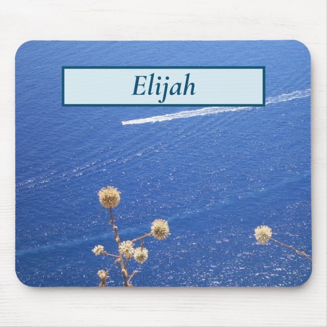 Greek Blue Sea  Mouse Pad (Front)