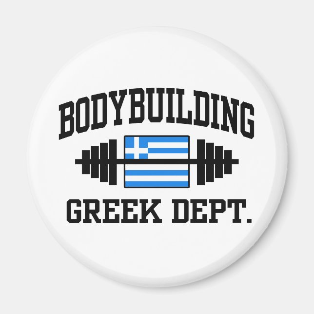 Greek Bodybuilder Magnet (Front)