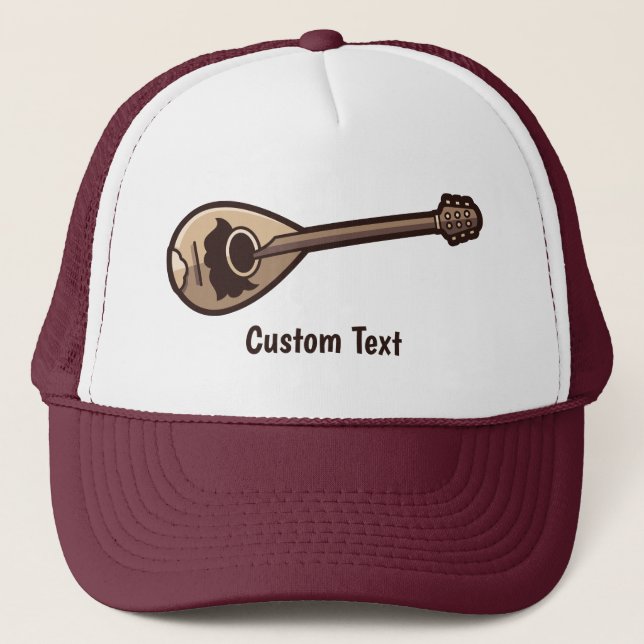 Greek Bouzouki Trucker Hat (Front)