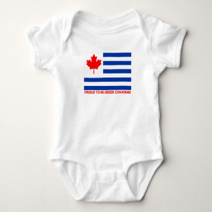Greek Canadian Baby Bodysuit