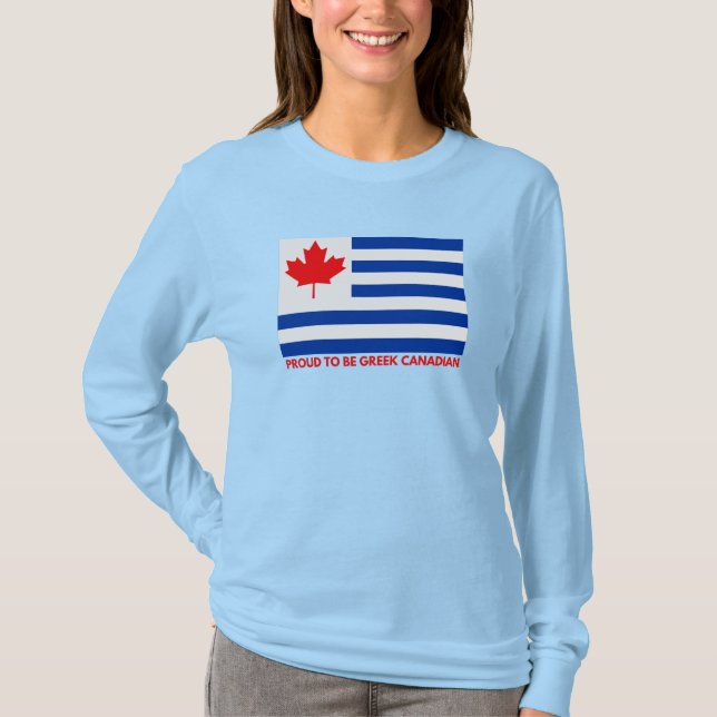Greek Canadian T-Shirt (Front)