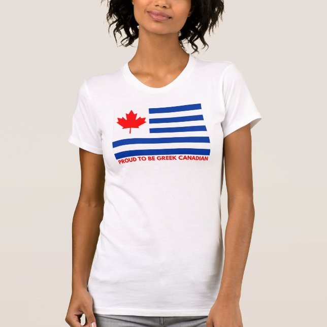 Greek Canadian T-Shirt (Front)