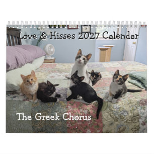 Greek Chorus: 2027 Love & Hisses Calendar