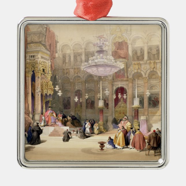 Greek Church of the Holy Sepulchre, Jerusalem, Apr Metal Ornament (Front)