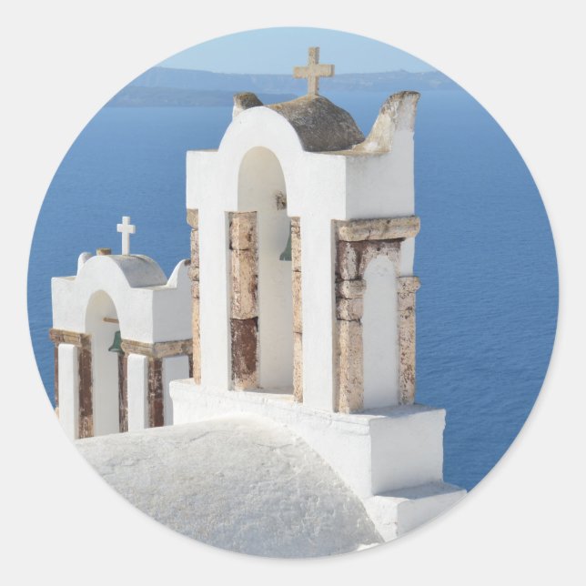 Greek Church Stickers (Santorini) (Front)
