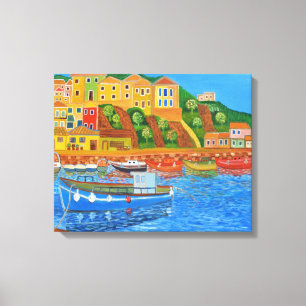 Greek Coast 2 Canvas Print