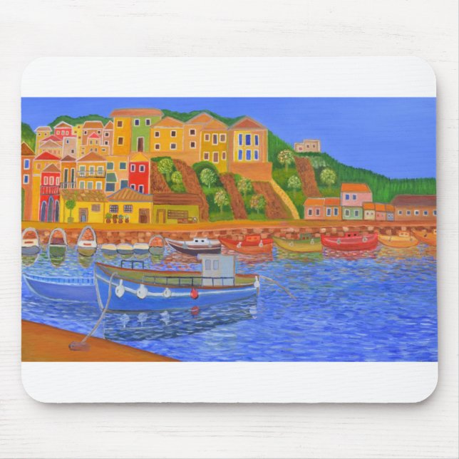 Greek Coast Mouse Pad (Front)