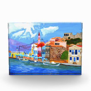 Greek Coast Photo Block