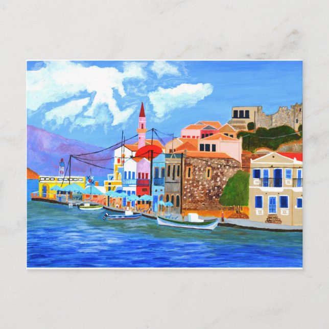 Greek coast postcard (Front)