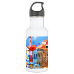 Greek coast stainless steel water bottle