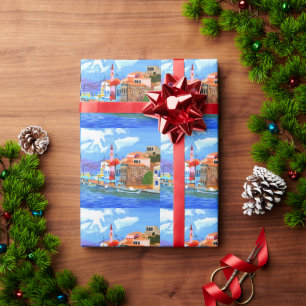 Greek Coast wrapping paper 