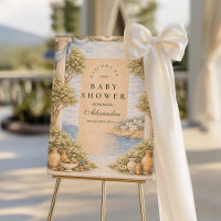 Greek Coastal Columns Baby Shower
