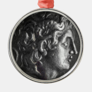 Greek Coin Metal Ornament