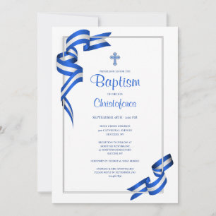Greek Colors Invitation