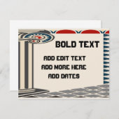 Greek Column, Bold Text, (Front/Back)