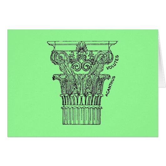 Greek Column Cards (Front Horizontal)