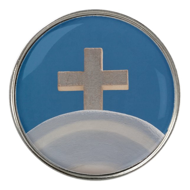 Greek Cross Golf Ball Marker (Front)