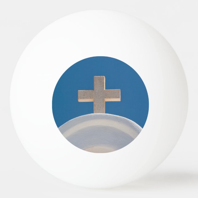 Greek Cross Ping Pong Ball (Back)