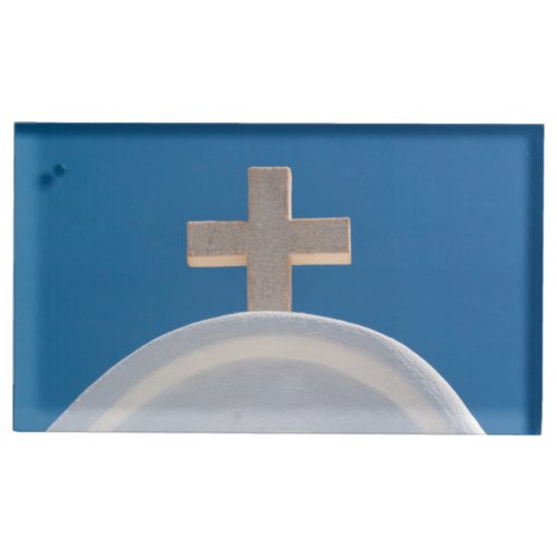 Greek Cross Place Card Holder