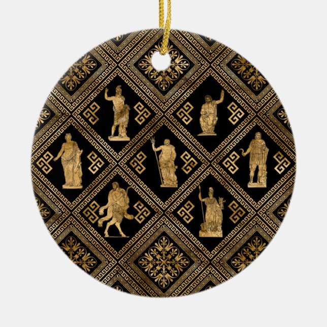 Greek Deities and Meander Key ornament (Front)