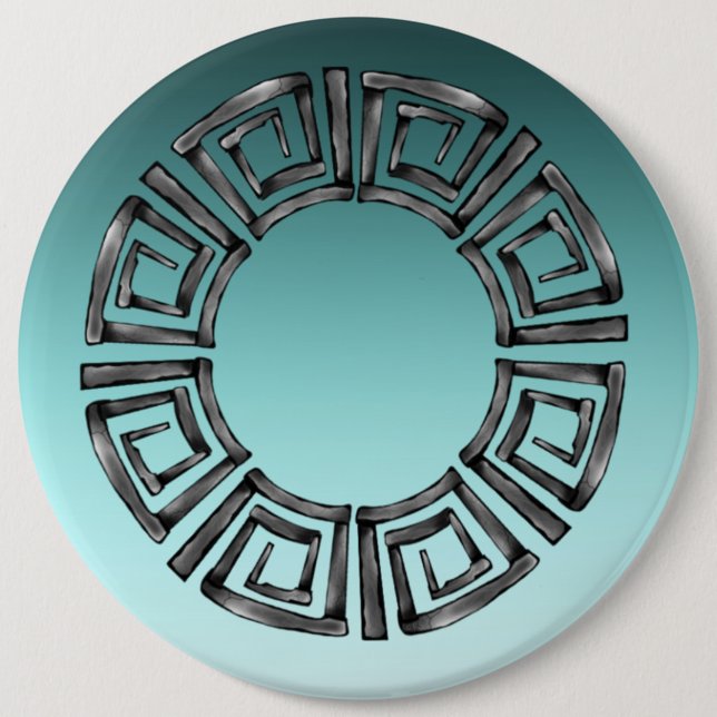 Greek Design Button (Front)